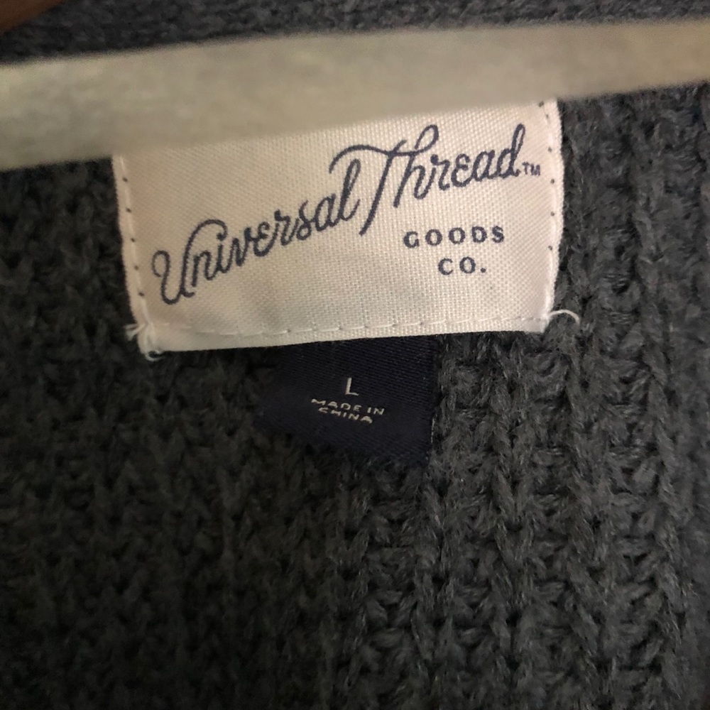 Cozy Charcoal Gray Crop Cardigan
